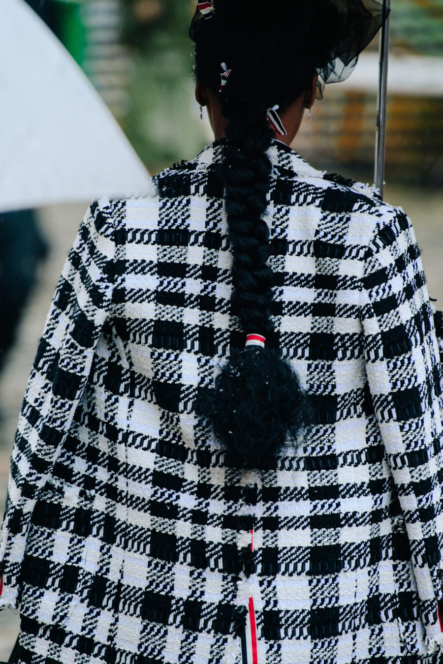 Wearing Thom Browne