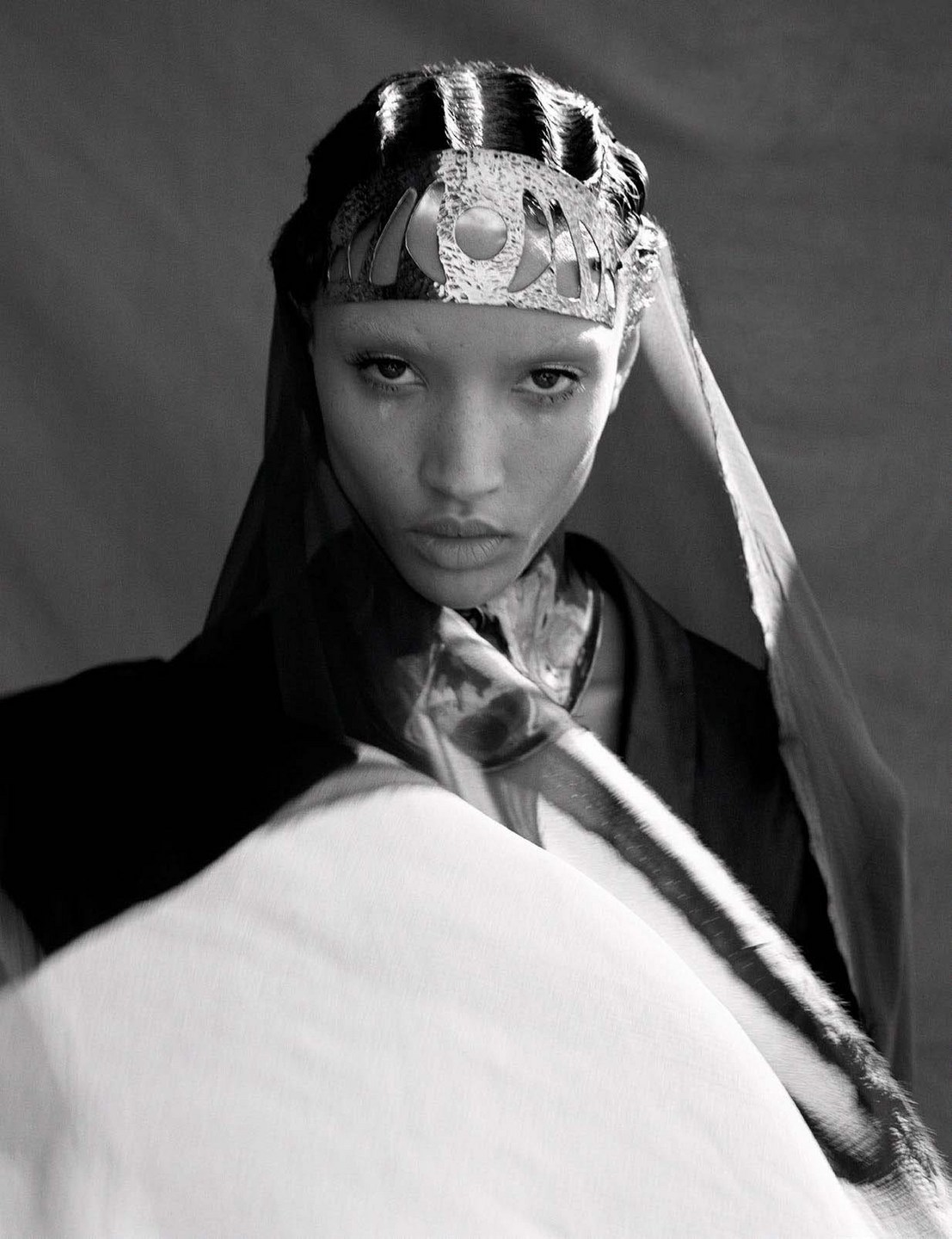Georgia Palmer in Vogue Arabia March 2020 by Guillaume Roemaet