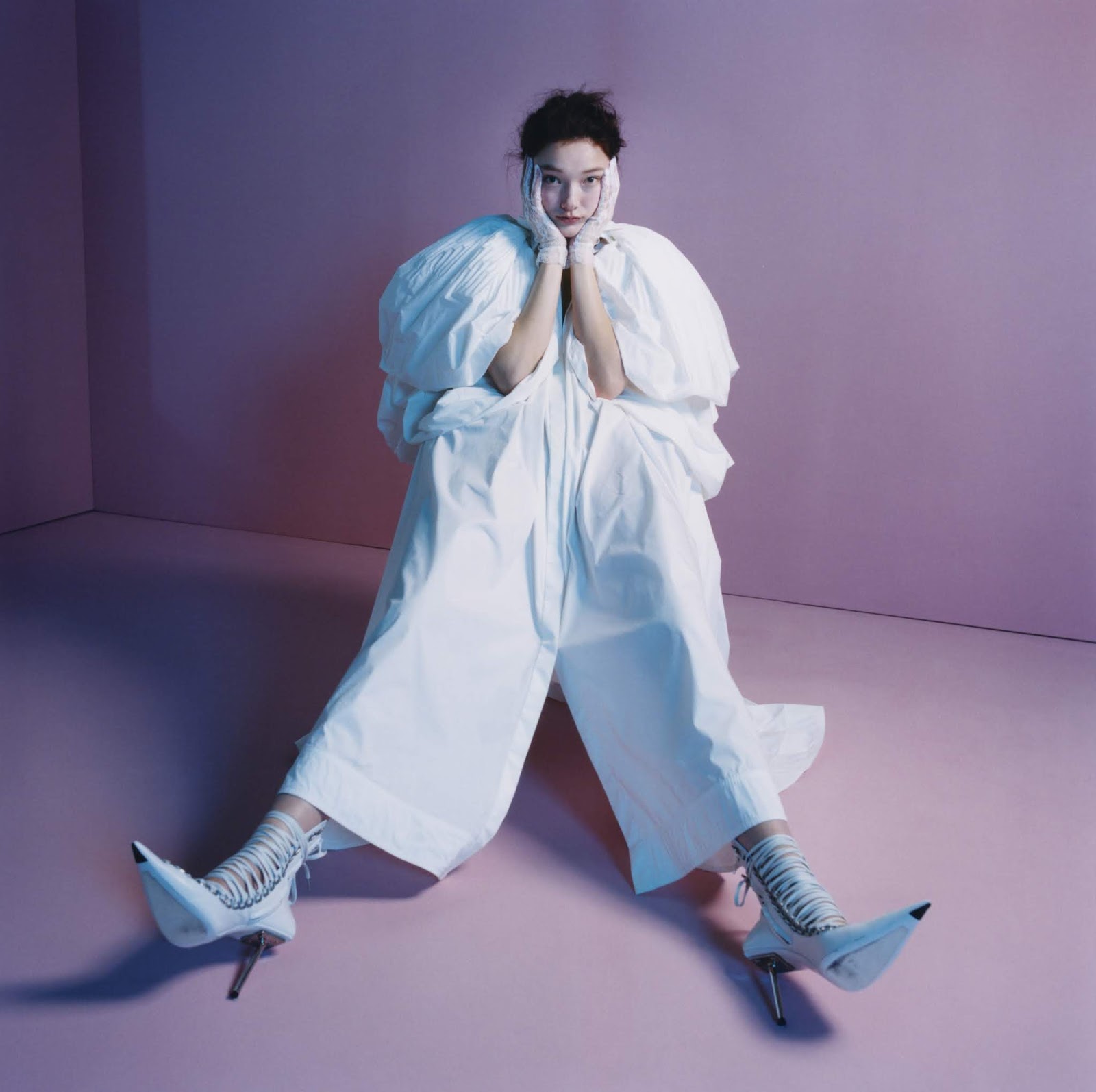 Yumi Lambert in Elle UK May 2020 by Karen Collins